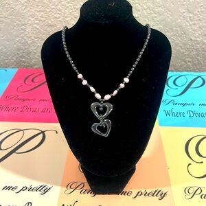 Beautiful Double Hart Necklace